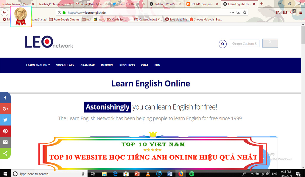 Learn English free online (leo)