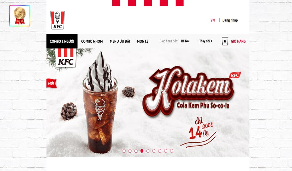 Trang chủ KFC Việt Nam