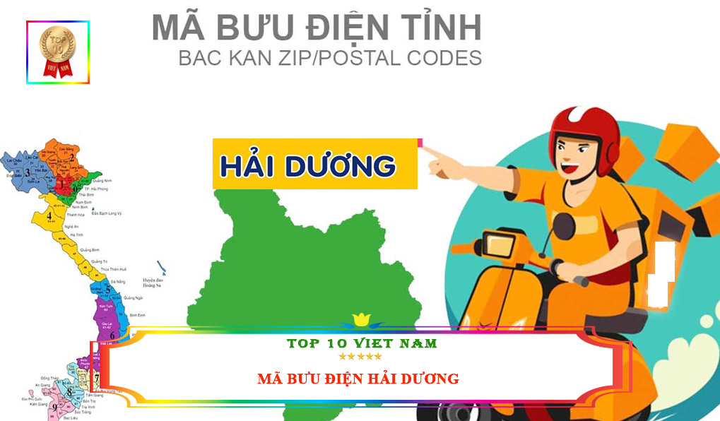 Mã bưu điện Hải Dương mới nhất Mã bưu điện Hải Dương mới nhất