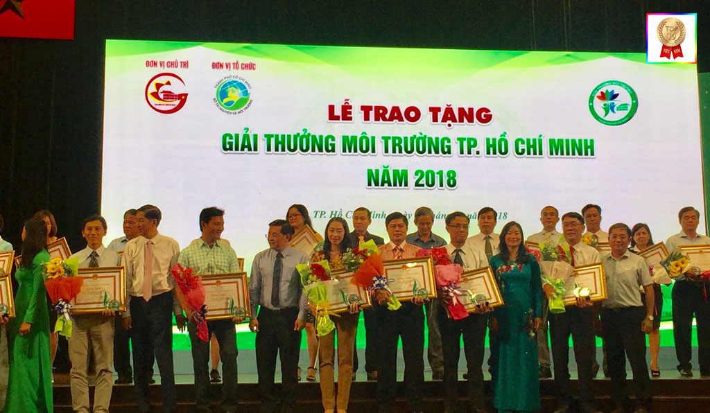 Công ty 268 được trao tặng giải thưởng môi trường TP.HCM