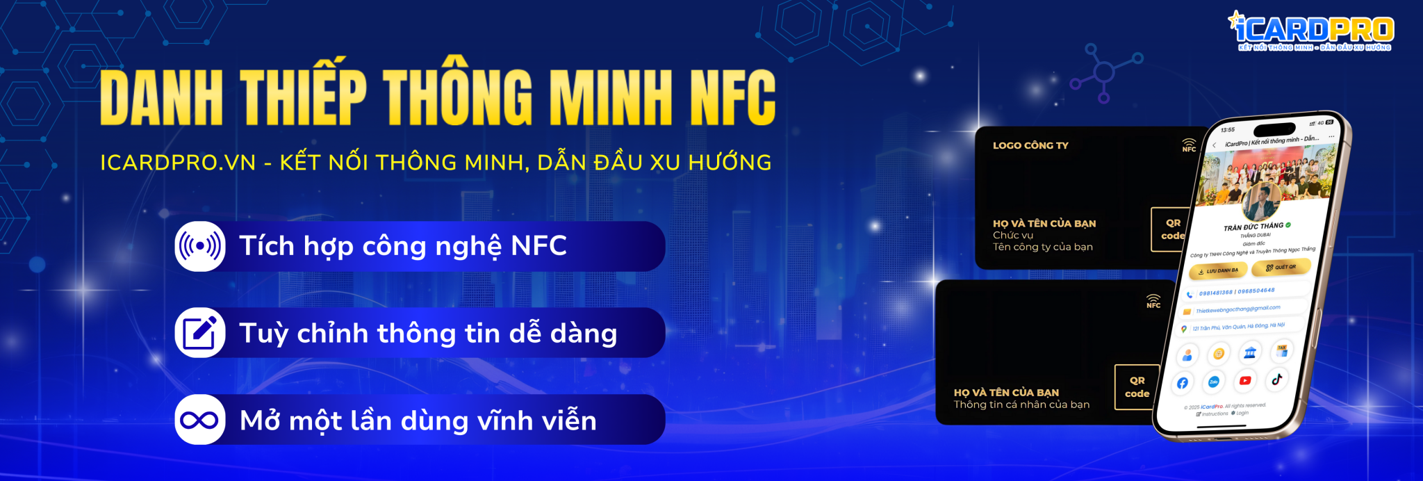 Card thông minh NFC Card thông minh NFC